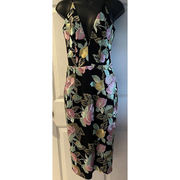 Dress the Population Mariah Embroidered Floral Dress Size Small $295 - Picture 6 of 11